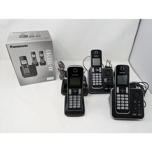 Panasonic KX-TGD393C 3-Headset Phone-Preowned Tested Works